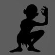 Capture.jpg Archivo STL Gollum - Smeagol - 2D・Modelo para descargar e imprimir en 3D