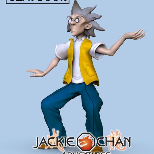 STL file Uncle chan (Jackie Chan Adventures) 👾 ・3D print model to ...
