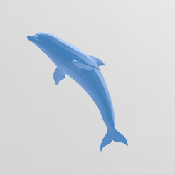 golfinho1.png Low Poly - Dolphin