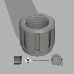 Thread-Protector-Molded.png Airsoft Thread Protector | Molded