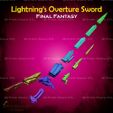 5.jpg Overture Espada Cosplay Final Fantasy - Archivo STL Modelo de impresión 3D