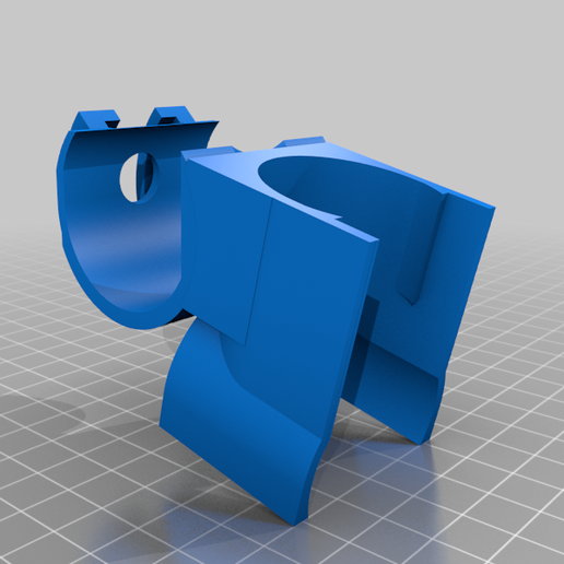 Bicycle mount for Decathlon  U-lock 920 3D model