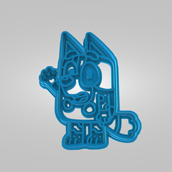 Cookie_Cutter_Bluey_Muffin.png Muffin Cookie Cutter From Bluey