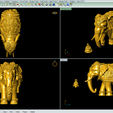 elephant-3d-cad-file-pic-3.png Elefant 3D-Druck Modell Datei-2