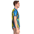 Soccer-Football-Mustard-Yellow-With-Blue-Jersey-Player-11_7.png Fútbol Amarillo Mostaza Con Camiseta Azul Jugador-11 | Marvelous / Clo3d / obj / fbx