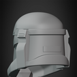 SuperCommandoHelmet34LeftBackH.png The Mandalorian Imperial Super Commandos Helmet for Cosplay 3D print model