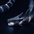 4.jpg STL file Cyber Dragon Led Articulated・Model to download and 3D print