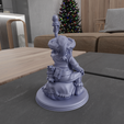 HighQuality2.png 3D Wizard Santa Claus Christmas Decor with 3D Stl Files & Santa Claus Print, 3D Printing, Santa Claus Christmas Ornament, 3D Print File