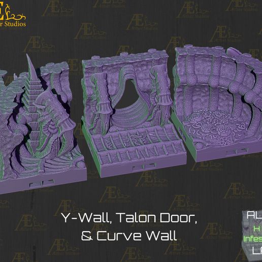 resize-6.jpg Файл 3D Логово пришельцев: Заражение ульев・Дизайн 3D принтера для загрузки, AetherStudios