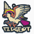 pidgeot-tinker.png Pidgeot keychain. Pokemon #18 of the first generation