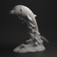 Dolphin_3.jpg Delfin springende Statue
