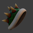 1.png Bowser Shell 3D Model 3D printing 3D mesh 3D print model