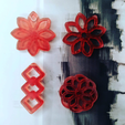 geometric_flowers.58.png STL-Datei Anhänger-Set - Mandalas und geometrische Blumenmuster・3D-druckbare Vorlage zum herunterladen