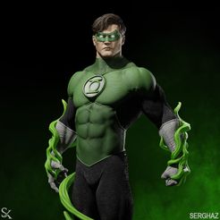 1.jpg STL file Green Lantern 3D Print・Design to download and 3D print