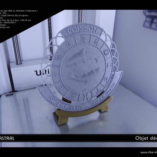 Decoration object Cerclastral Fish - 3D model önizlemesi