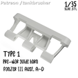 front.png 1/35th Type 1 single link workable tracks for Panzer III A-D