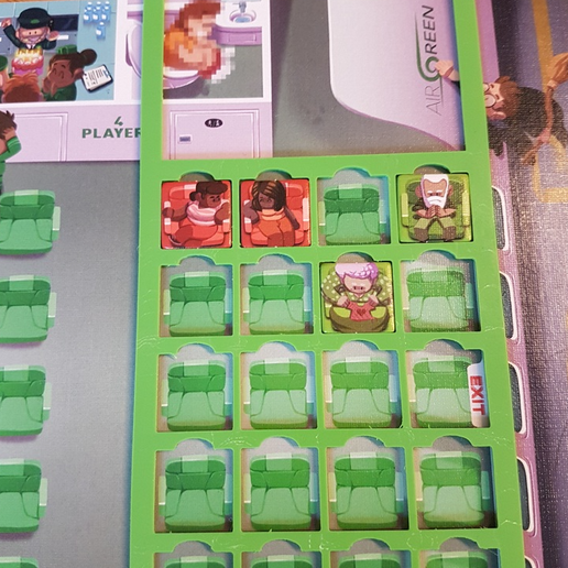 Overlay for Overbooked! player boards