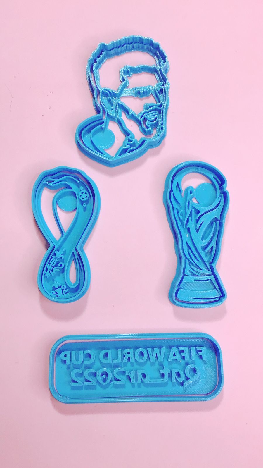 3D printed Cookie Cutter Qatar 2022 World Cup Cookie Cutters • made