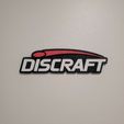 IMG_20231020_014926.jpg Discraft Logo 3D Wall Art