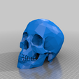 Low_Poly_Skull.png Skull - Low Poly Model