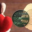 IMG-20220121-WA0023.jpg Valentine Love maze cookie cutter / Cortante San Valentín amor