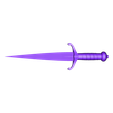 Whole_Dagger.stl Fichier STL gratuit V pour Vendetta Dagger Nouveau et amélioré・Modèle imprimable en 3D à télécharger