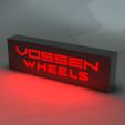 TEXT-LAMP-vossen.jpg VOSSEN WHEELS Logo Lamp Graphic Illuminator