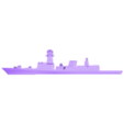ins nilgiri Stealth frigate.stl Ins nilgiri indian Stealth frigate