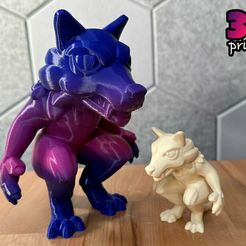 252a22a2-04f7-46fb-b5e1-d5f45b268460.jpg 3D-Datei Mini-Werwolf - Sculptember Modell #4 kostenlos・3D-Druckvorlage zum Herunterladen