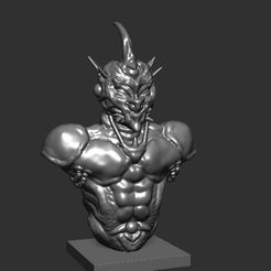 hj.jpg STL-Datei Guyver 3 Büste・Design zum Herunterladen und 3D-Drucken