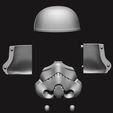 19.JPG STL file Stormtrooper Helmet - Star war・Model to download and 3D print