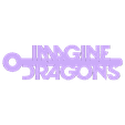 Imagine_Dragons_Logo_Keychain_MCKO.stl Imagine Dragons Logo Keychain