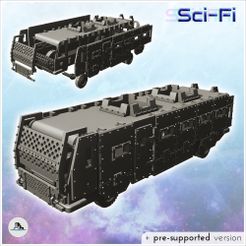 1-PREM-WB-VE-V36.jpg Fichier STL Bus futuriste post-apocalyptique avec armure complète (36) - Future Sci-Fi SF Post apocalyptique Tabletop Scifi Wargaming Planetary exploration RPG Terrain・Modèle imprimable en 3D à télécharger