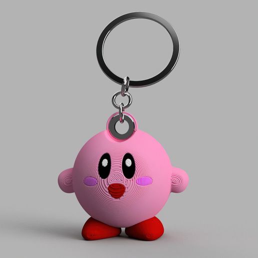 Kirby Keychain MMU 3D model