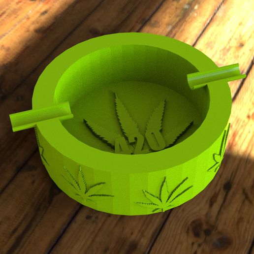 ashtraay2.jpg STL file 420 ashtray・Template to download and 3D print, 3D_GUM
