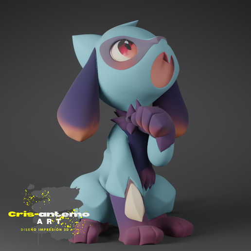 🐉 RioluKawaii - Fanart Pokémon Kawaii Style 3D Model Inspired by Riolu ...