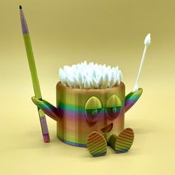 IMG_3392.jpg STL file Chill Buddy Desk Organizer・3D printer design to download