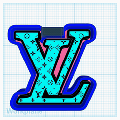 STL file Louis Vuitton Grinder 🚬・3D printing template to