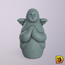 hylian-god.png Free 3D file Wishing for your great health and stamina・3D printer design to download