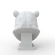 Base-Render-3.3.jpg Бюст головы медведя STL 3D Print Модель реалистичная, высокая детализация