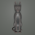 2.png Egyptian Cat Statue