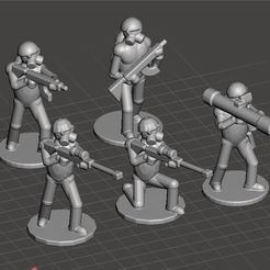 Promo1.jpg STL file Soldiers Set of 5 models・Model to download and 3D print, 3dprintlines