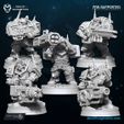 special.jpg Space Dwarfs warriors - Kazaroth Empire Prospectors with 28mm mine bases set