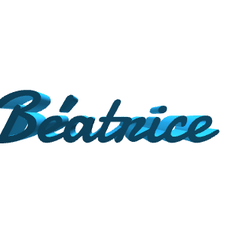 Béatrice.png Fichier STL Béatrice・Plan imprimable en 3D à télécharger