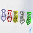 LD Tie Cookie Cutter Set 2.JPG Cookie Cutter Set - Fathers Day Special