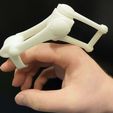 DSC_1986.JPG 3D Printed Exoskeleton Finger - In One Piece
