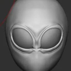 326083822_537078781709084_4672208195022795560_n.jpg STL file Flatwood Monster/ Alien head・3D printable model to download