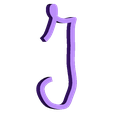 I_linotype_manuscrit_majuscule_alphabet.stl handwritten typography