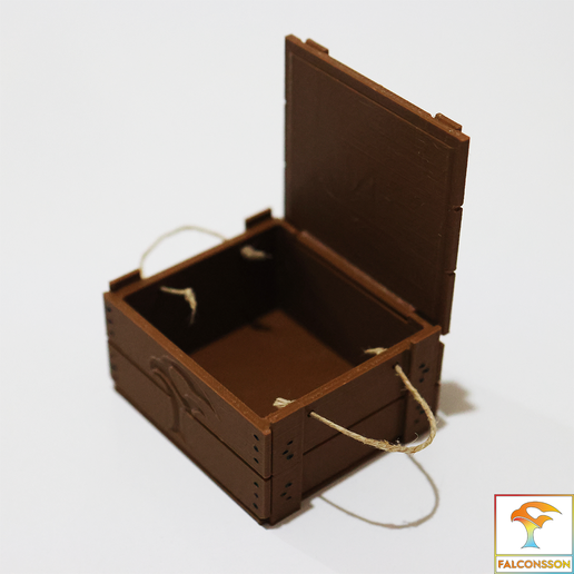 📦 FALCONSSON-EXPLOSIVE CRATE EMPTY CONTAINER・ STL File for 3D printing ...