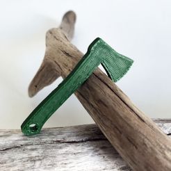 3.JPG Free STL file Ax keychain・Design to download and 3D print